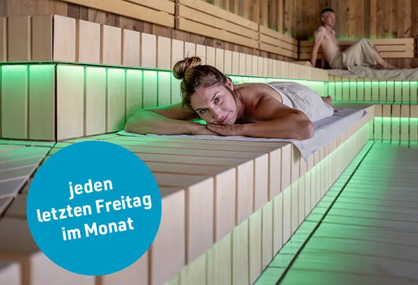 Paar in der Sauna