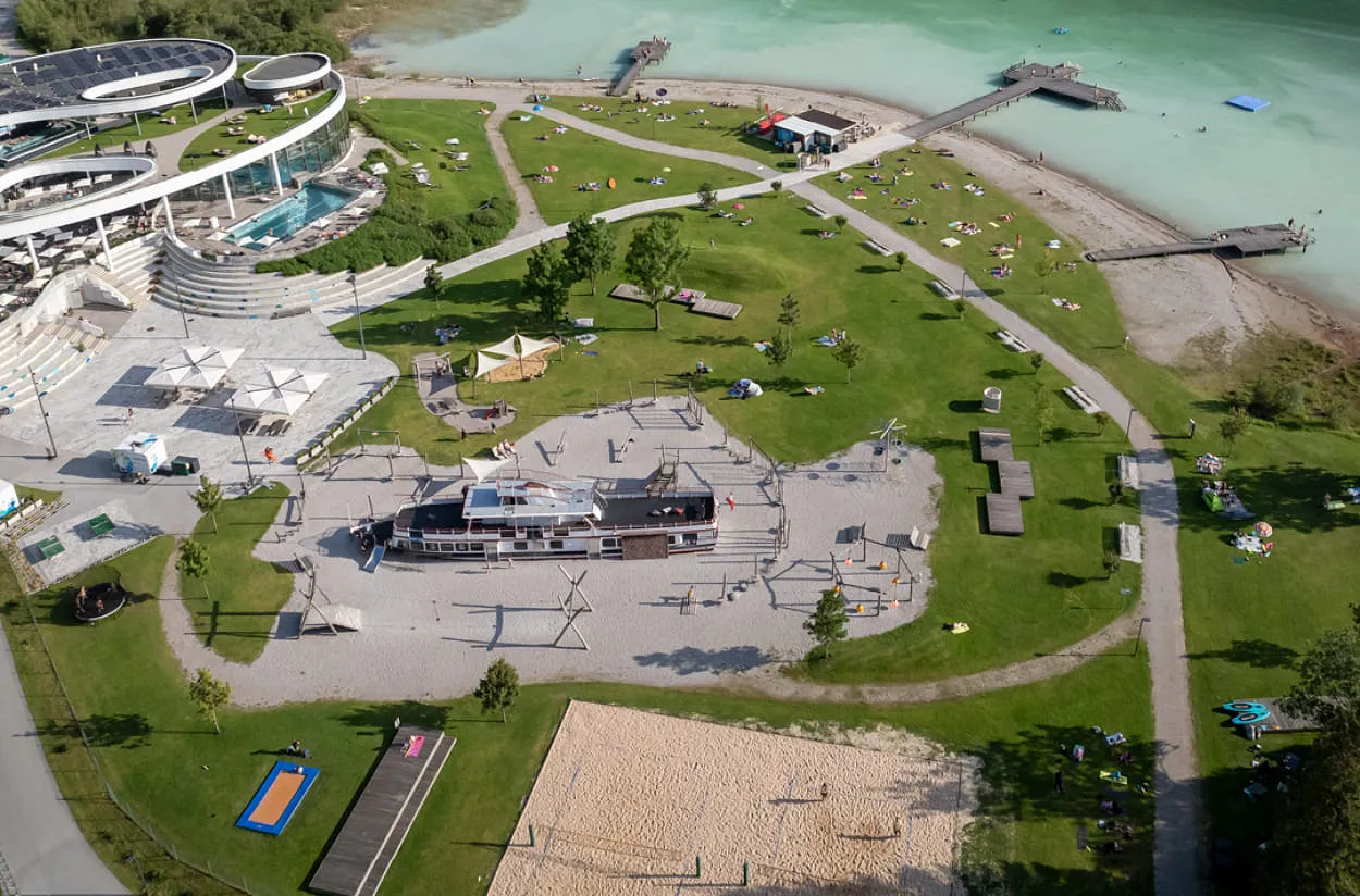 Aussenbereich des Atoll Achensee