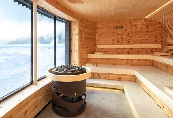 Zirbensauna Atoll Achensee im Winter