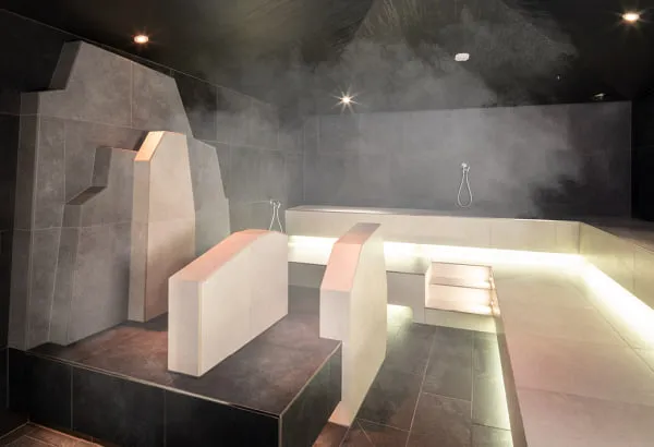 Dampfbad im Atoll Achensee