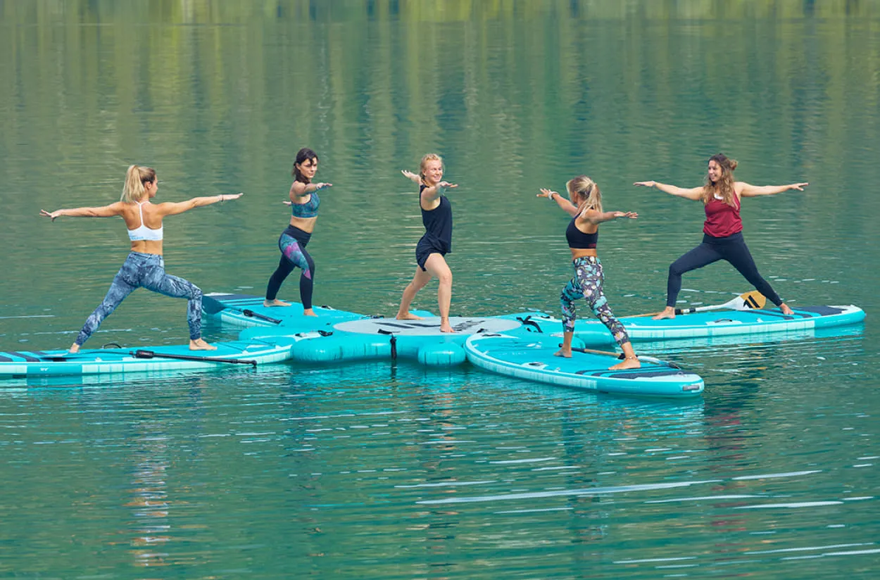Stand-Up-Yoga im Achensee